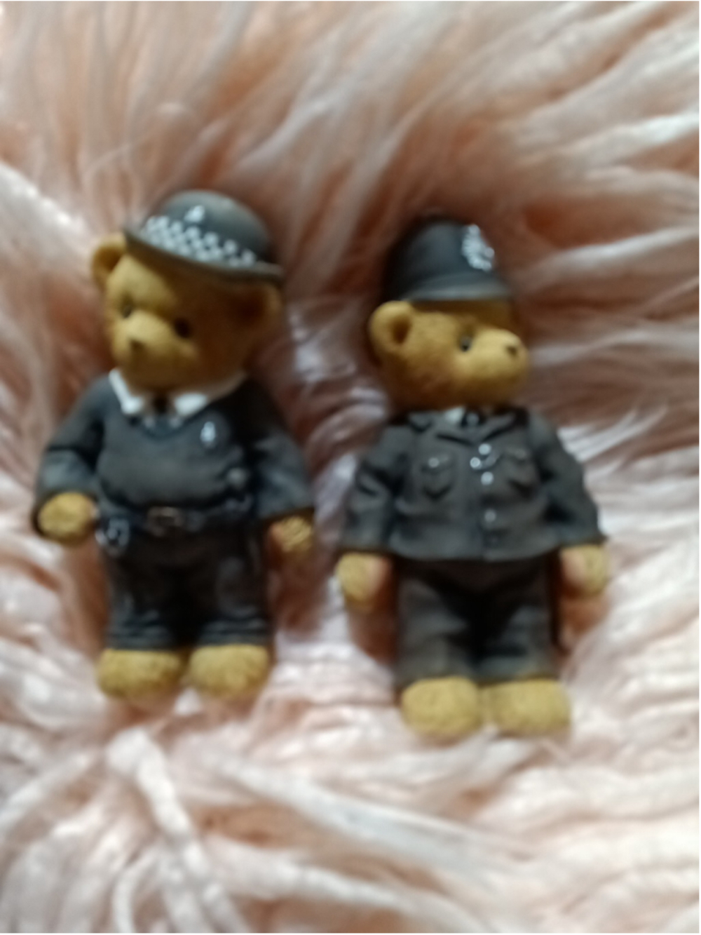 Cherished Teddies Figurines Serve & Protect & Bobby Police Guard Public Servant